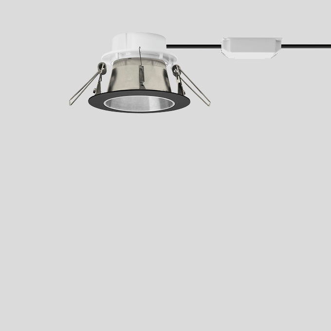 BEGA LED-Einbaustrahler 9,8W Konv 1LED STUDIO LINE 50813.2K3 sw 3000K ws 562lm