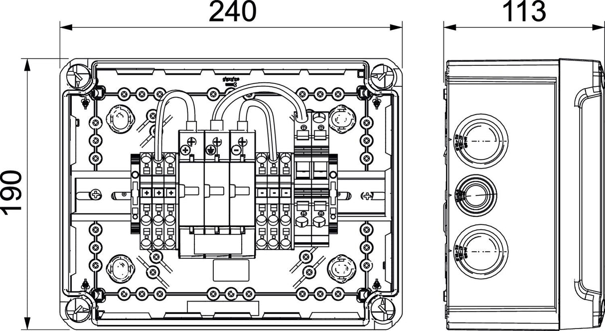 BETTERMANN Überspannungsableiter 4kV 3TE PVG-C1000K 400 DCNetzform- im_Geh 20kA