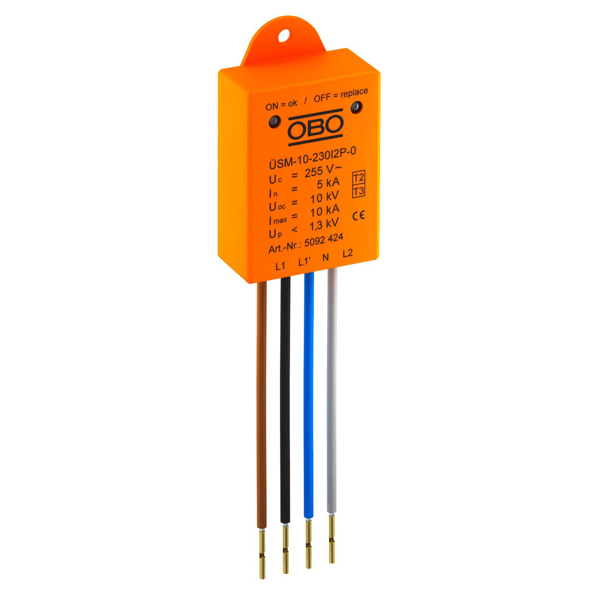 BETTERMANN Überspannungsschutzmodul or ÜSM-10-230I2P-0 2p