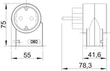 BETTERMANN Überspannungsschutz 230VAC FC-D 1,5kV Adapter opt 3kV
