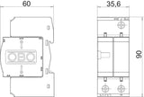 BETTERMANN Überspannungsableiter 230VAC V10-C 1+NPE-280 Netzform-/TN-C/TN-C-S/TN