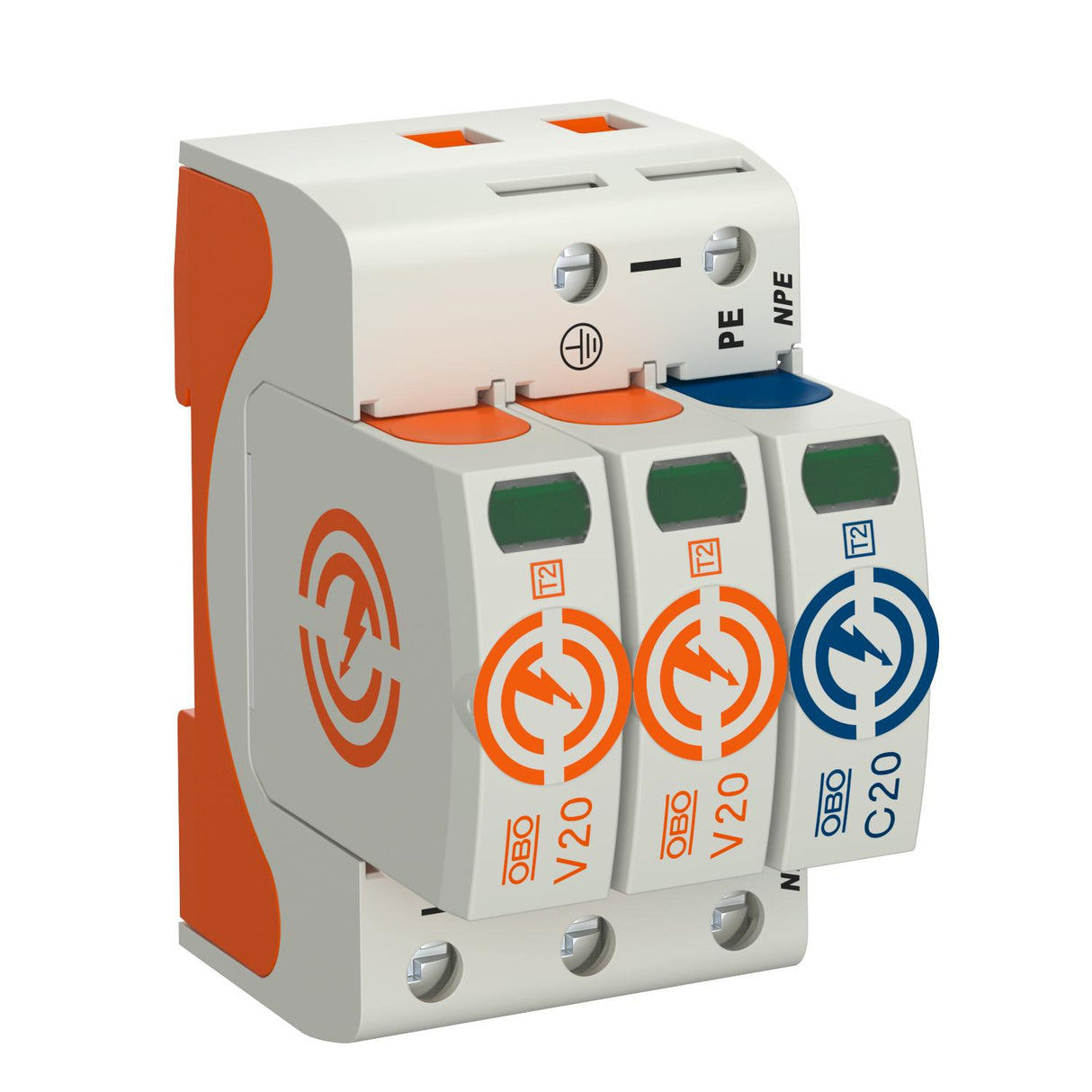 BETTERMANN Überspannungsableiter 230VAC V20-2+NPE-280 Netzform-TN-C-S/TN-S/TT