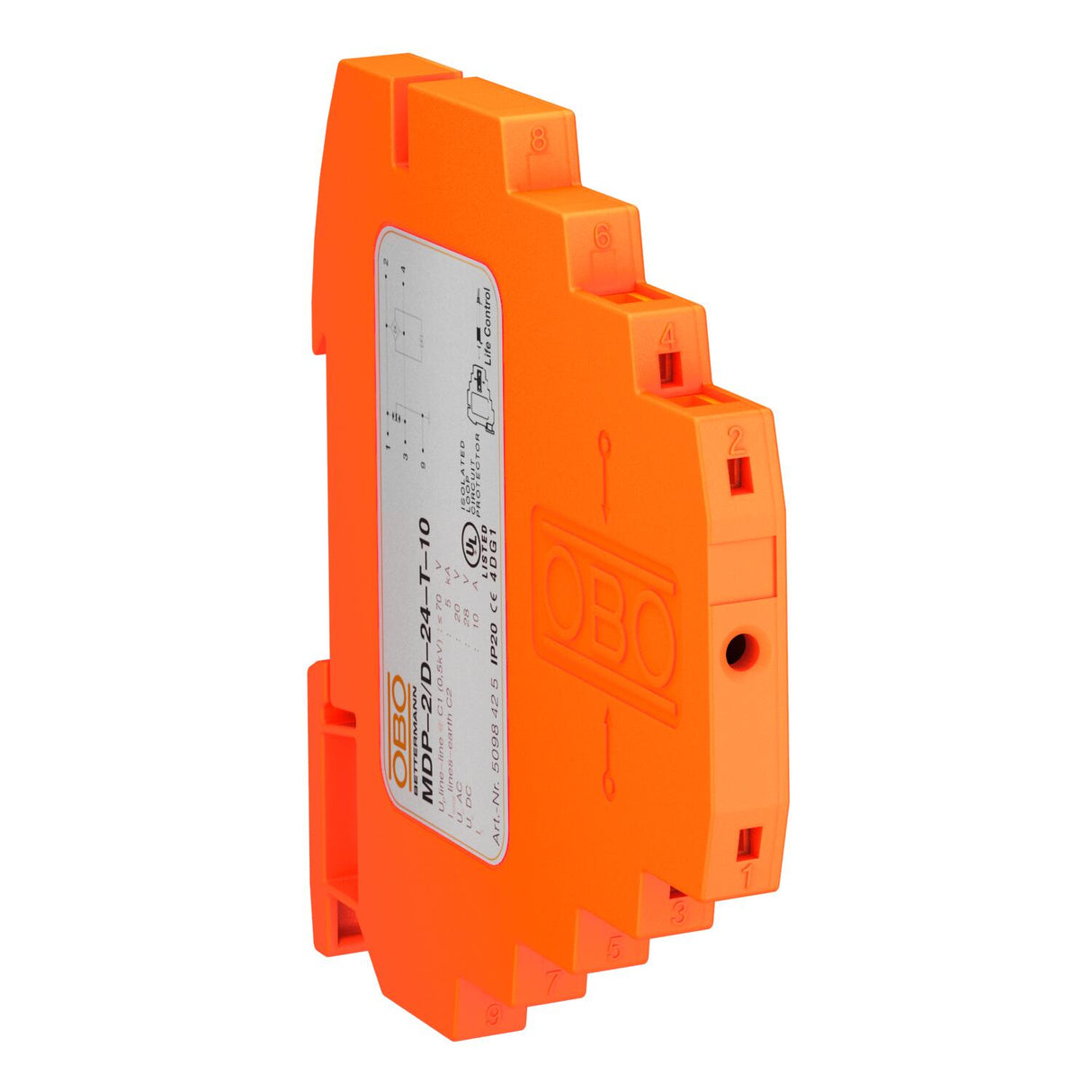 BETTERMANN Ableiter Typ3 0-20VAC 0-24VDC MDP-2 D-24-T-10 10A TS35 Klemme 70Va-a