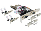 Delock PCI Express x1 Karte zu 6 x Seriell