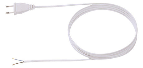 BACHMANN Netzanschlussleitung 3m 2,5A ws 202.275 2x0,75qmm IP20 Euro-Steck PVC