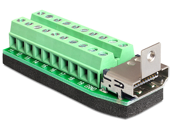 Delock Terminalblock Adapter HDMI Buchse zu 20 Pin