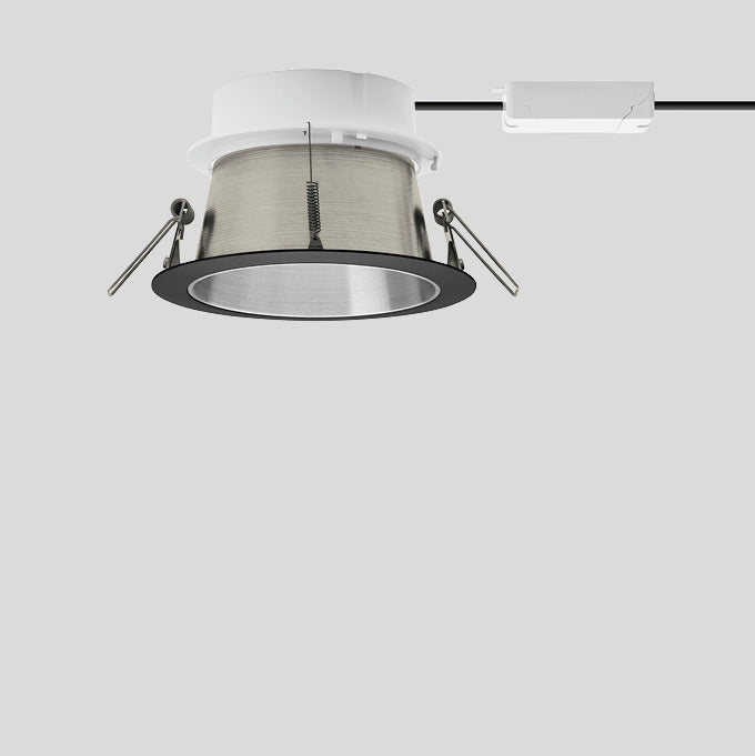 BEGA LED-Einbaustrahler 20W Konv DALI ws STUDIO LINE 51076.2K3 1LED alu 3000K mt