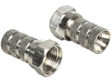 Delock F Stecker für Kabel mit 5,0 - 5,2 mm Durchmesser