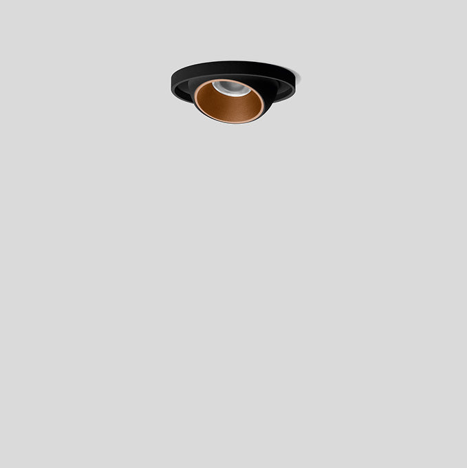 BEGA LED-Einbaustrahler 5,3W Konv 1LED 51356.6K3 sw 3000K ws 370lm sw mt RF:mt