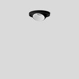 BEGA LED-Einbaustrahler 5,3W Konv 1LED 51358.1K3 sw 3000K ws 370lm sw mt RF:mt