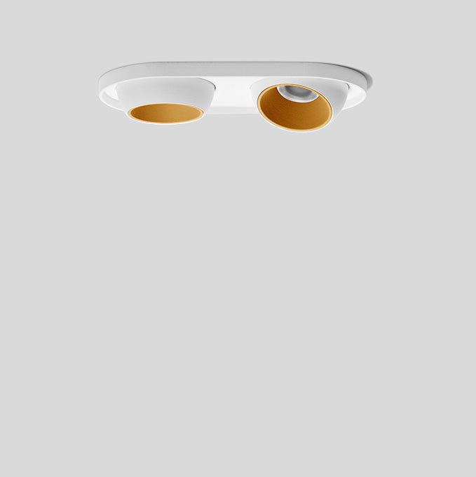 BEGA LED-Einbaustrahler 10,5W Konv DALI 51359.4K3 2LEDs ws 3000K ws 740lm ws mt