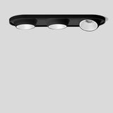 BEGA LED-Einbaustrahler 15W Konv DALI sw 51364.1K3 3LEDs 3000K ws 1110lm sw mt