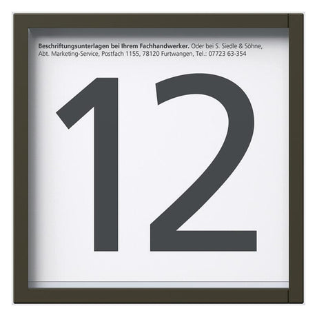 SIEDLE Infomodul br 99x99x26mm IM 612-0 GM