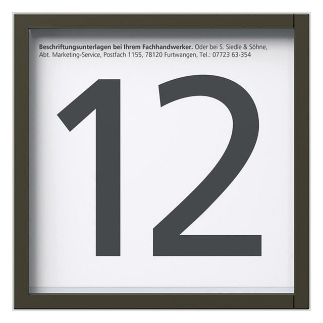 SIEDLE Infomodul br 99x99x26mm IM 612-0 GM