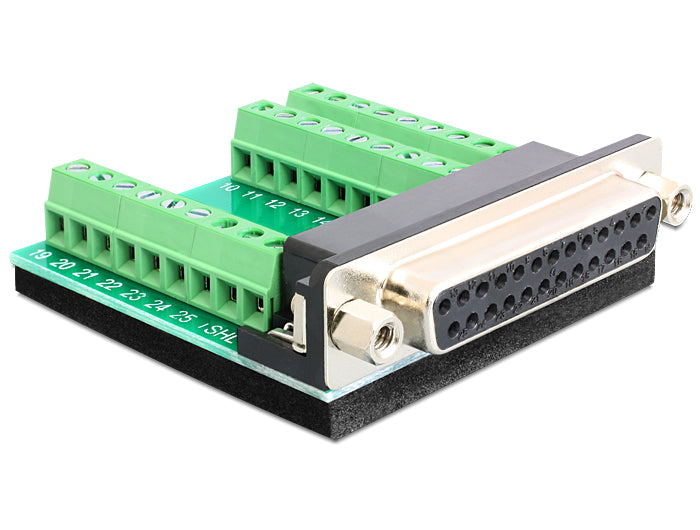 Delock Terminalblock > D-Sub 25 Pin Buchse