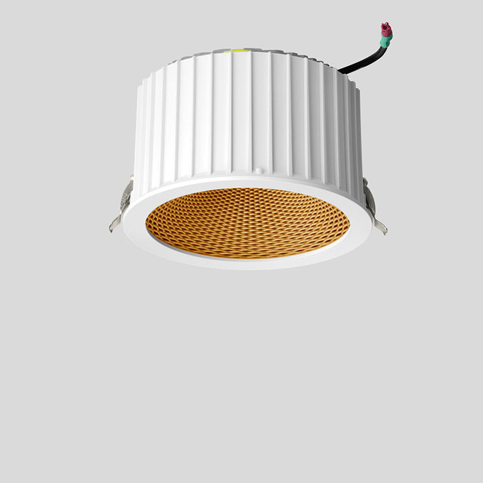 BEGA LED-Einbaustrahler 28,4W Konv 1LED 51447.4K3 ws 3000K ws 3371lm ws mt Alu