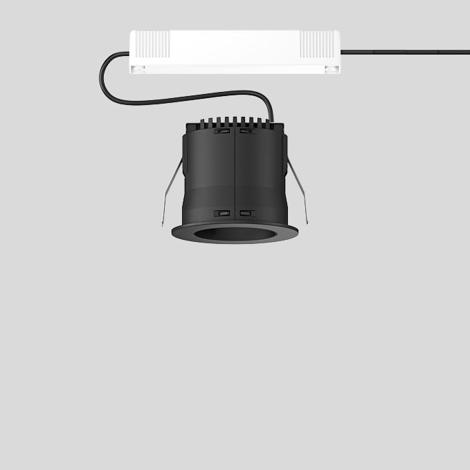 BEGA LED-Einbaustrahler 7,6W Konv dim sw 51469.5K4 dim 1LED 4000K ws sw mt RF:mt