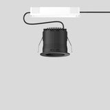 BEGA LED-Einbaustrahler 7,6W Konv dim sw 51470.5K4 dim 1LED 4000K ws sw mt RF:mt