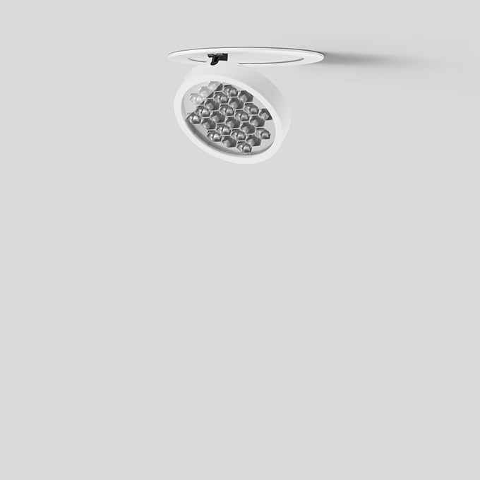 BEGA LED-Einbaustrahler 16W Konv 1LED ws 51537.1K3 3000K ws 1315lm ws mt Alu