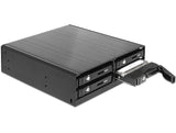 Delock 5.25″ Wechselrahmen für 4 x 2.5″ SATA HDD / SSD