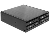 Delock 5.25″ Wechselrahmen für 4 x 2.5″ SATA HDD / SSD
