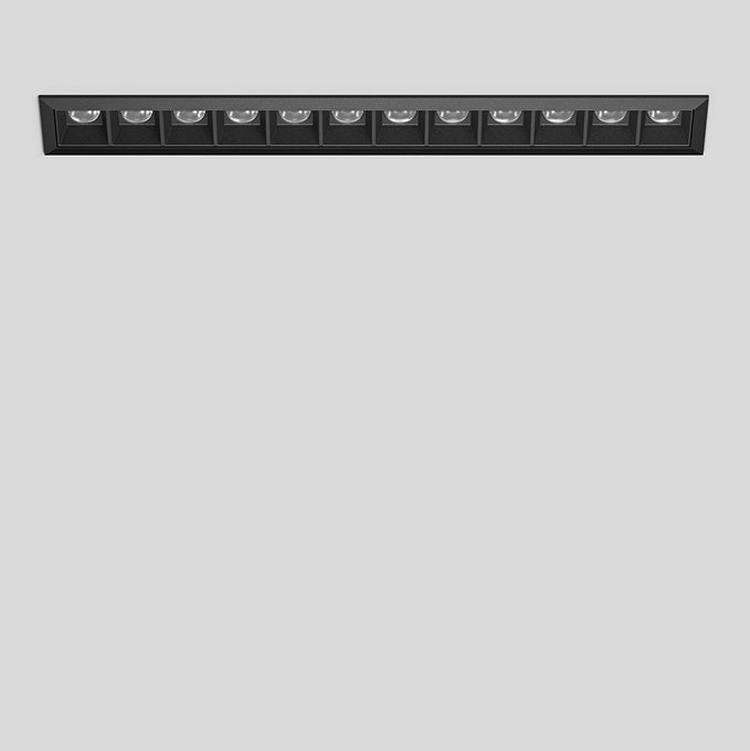 BEGA LED-Einbaustrahler 26,6W Konv DALI 51555.5K3 1LED sw 3000K ws 2860lm sw mt
