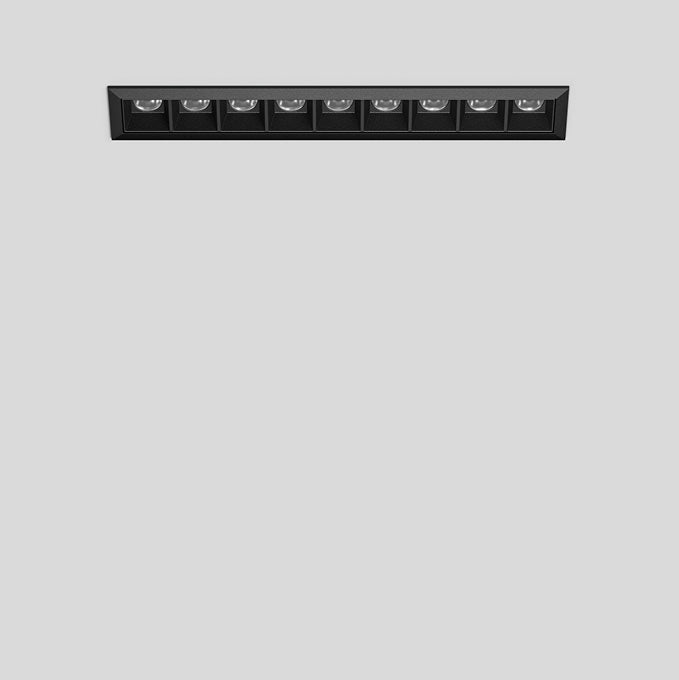 BEGA LED-Einbaustrahler 20W Konv DALI sw 51560.5K3 1LED 3000K ws 2140lm sw mt