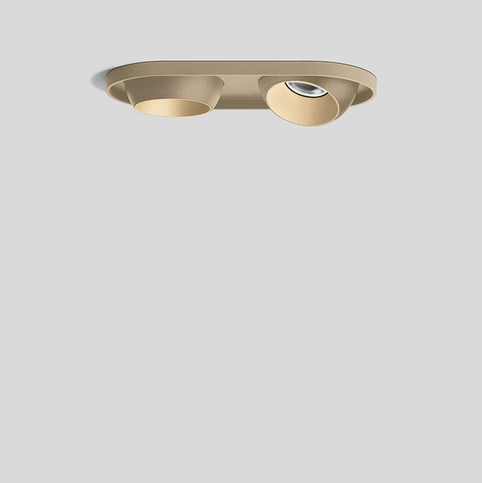 BEGA LED-Einbaustrahler 10,5W Konv 2LEDs 51659K3 bg 3000K ws 720lm bg mt RF:mt