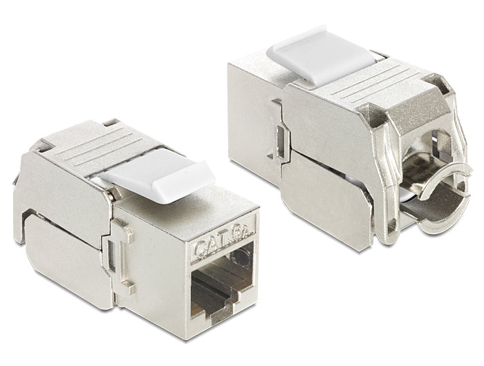 Delock Keystone Modul RJ45 Buchse > LSA Cat.6A STP