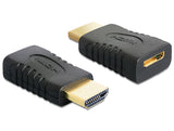 Delock Adapter High Speed HDMI - A Stecker zu C Buchse