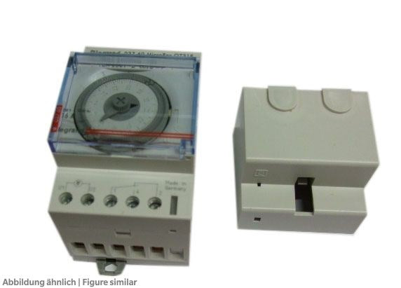 Schaltuhr Legrand MicroRex QT31F 24h 1 Wechsler, analog mit 100h Gangreserve