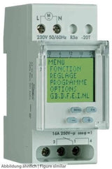 Schaltuhr Legrand Alpha Rex D22 7 Tage 2 Wechsler, mit Handschalter