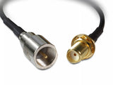 Delock Antennenkabel SMA Buchse zum Einbau > FME Stecker 200 mm
