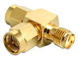 Delock SMA Stecker > SMA Stecker > SMA Buchse T-Stück