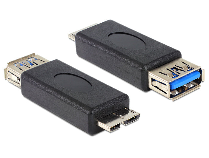 Delock Adapter USB 5 Gbps-A Buchse > micro USB 5 Gbps-B Stecker