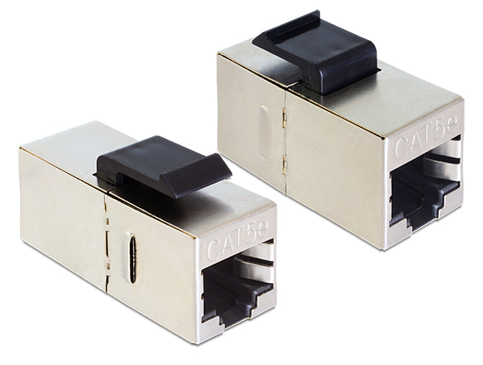 Delock Keystone Modul RJ45 Buchse > RJ45 Buchse Cat.5e kompakt