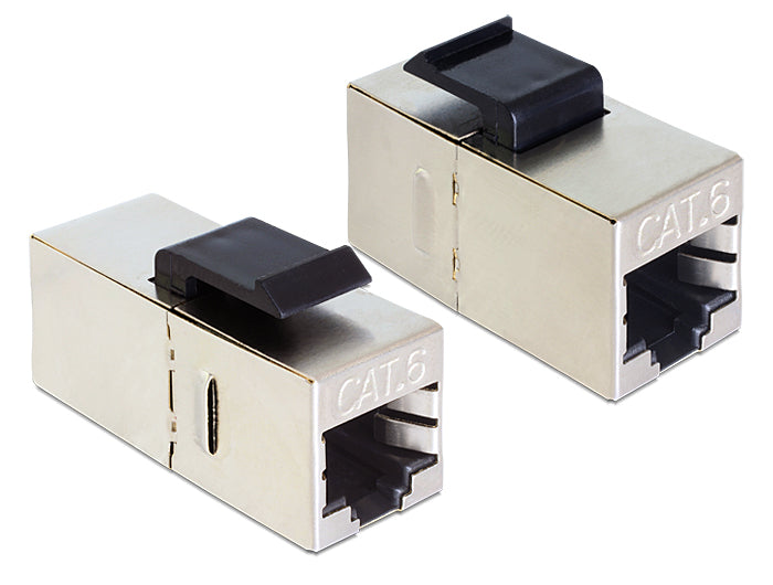 Delock Keystone Modul RJ45 Buchse > RJ45 Buchse Cat.6 kompakt