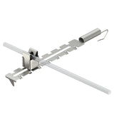 BETTERMANN Dachleitungshalter 8mm V2A 132 U 280-380mm First/Grat m.Clip