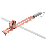 BETTERMANN Dachleitungshalter 8mm V2A 132 U-CU 280-380mm First/Grat m.Clip