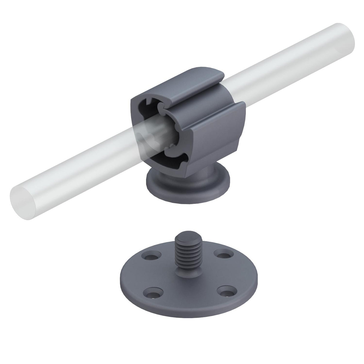 BETTERMANN Leitungshalter Blitzsch 8-10 177 20 KL m.Clip Kst Bohrung/m.Gew