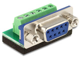 Delock Terminalblock > D-Sub 9 Pin Buchse