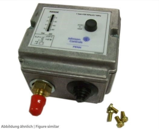 Pressostat Johnson P77BCA-9300 -0,5/7 ND-Begrenzer, bördel
