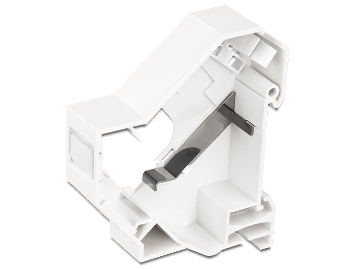 Delock Keystone Halterung für Hutschienen mit Erdung