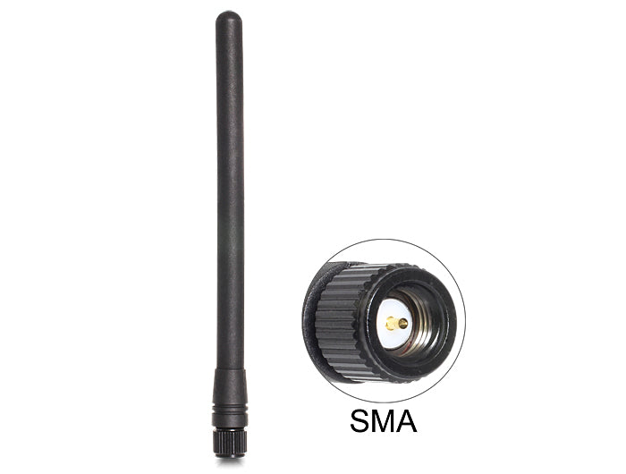 Delock ZigBee 868 MHz Antenne SMA 2 dBi omnidirektional starr
