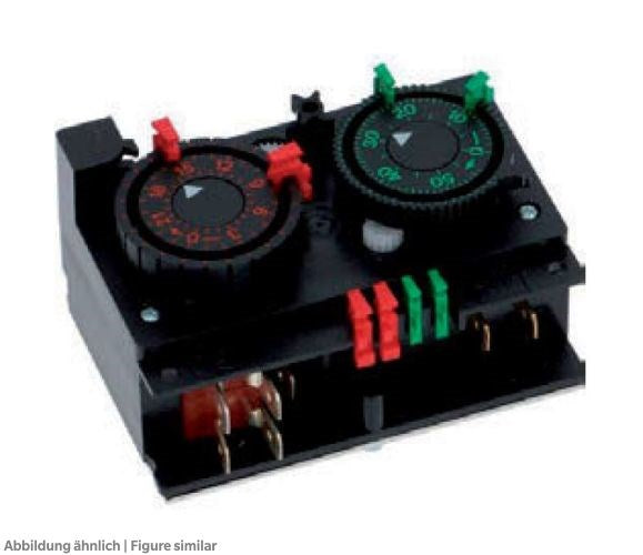 Schaltuhr Theben FRI 77 g-2, IP00 2-Kanal, DIN-Schienenmontage