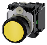 SIEMENS Drucktaster 1f ge rnd  22mm 1S 3SU1100-0AB30-1BA0 29,45x10,4mm IP67K