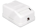 Delock Keystone Leergehäuse 1 Port mit Staubschutz