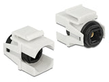 Delock Keystone Modul TOSLINK Buchse > TOSLINK Buchse weiß