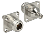 Delock Adapter N Buchse > SMA Buchse zum Einbau 36,50 mm