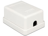 Delock Netzwerk Anschlussdose 1 Port Cat.6 kompakt UTP